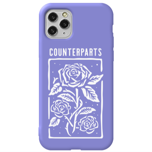Apple iPhone 11 Pro Counterparts Purple Colored Silicone TPU Θήκη