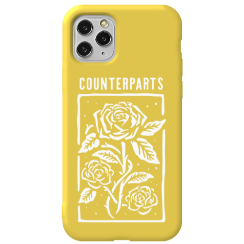 Apple iPhone 11 Pro Counterparts Yellow Colored Silicone TPU Θήκη