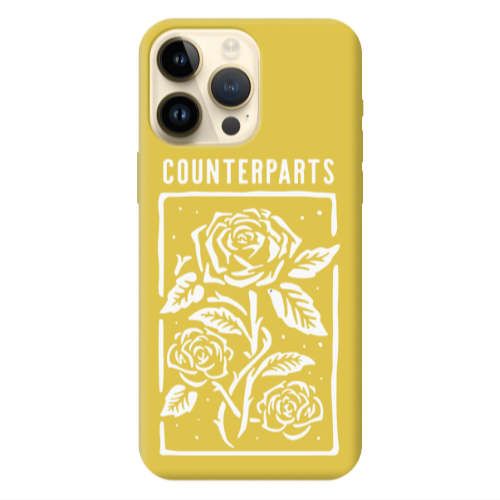 Apple iPhone 13 Pro Max Counterparts Yellow Colored Silicone TPU Θήκη
