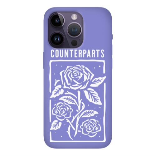 Apple iPhone 14 Pro  Counterparts Purple Colored Silicone TPU Θήκη