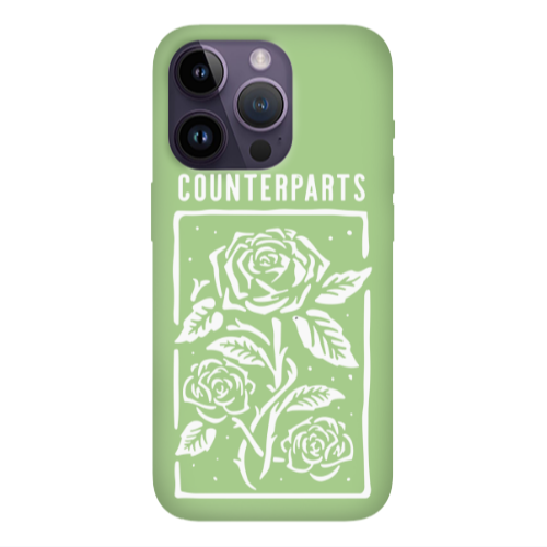 Apple iPhone 14 Pro Max Counterparts Light Green Colored Silicone TPU Θήκη