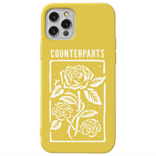 Apple iPhone 13 Pro Counterparts Yellow Colored Silicone TPU Θήκη