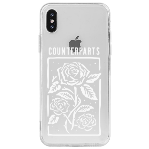 Apple iPhone Xs Counterparts Transparent Silicone TPU Θήκη