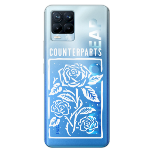 Realme 8 Pro Counterparts Transparent Silicone TPU Θήκη