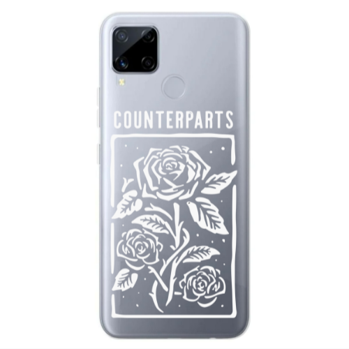 Realme C25S Counterparts Transparent Silicone TPU Θήκη
