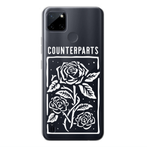 Realme C25Y Counterparts Transparent Silicone TPU Θήκη