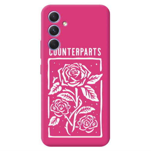 Samsung A54 Counterparts Fuchsia Colored Silicone TPU Θήκη