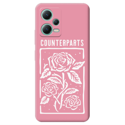 Xiaomi Redmi Note 12 Pro 5G Counterparts Pink Colored Silicone TPU Θήκη