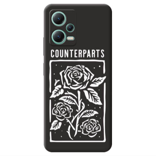 Xiaomi Redmi Note 12 Pro 5G Counterparts Black Colored Silicone TPU Θήκη