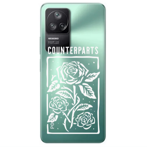 Xiaomi Poco F4 Counterparts Transparent Silicone TPU Θήκη