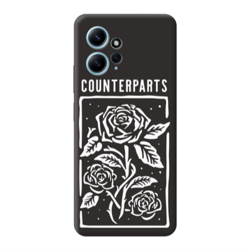Xiaomi Redmi Note 12 4G Counterparts Black Colored Silicone TPU Θήκη