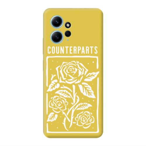 Xiaomi Redmi Note 12 4G Counterparts Yellow Colored Silicone TPU Θήκη