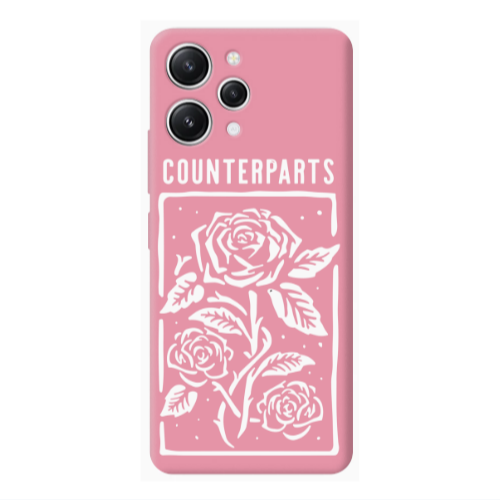 Xiaomi Redmi 12 Counterparts Pink Colored Silicone TPU Θήκη