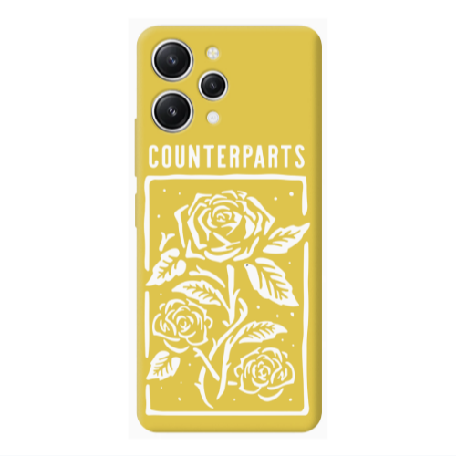Xiaomi Redmi 12 Counterparts Yellow Colored Silicone TPU Θήκη
