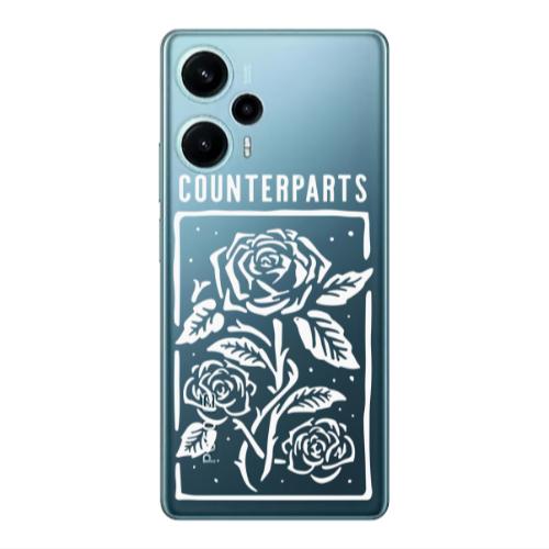 Xiaomi Poco F5 Counterparts Transparent Silicone TPU Θήκη