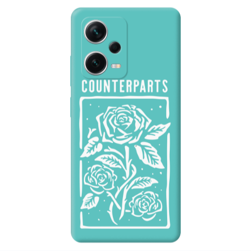 Xiaomi Poco X5 Counterparts Turquoise Colored Silicone TPU Θήκη