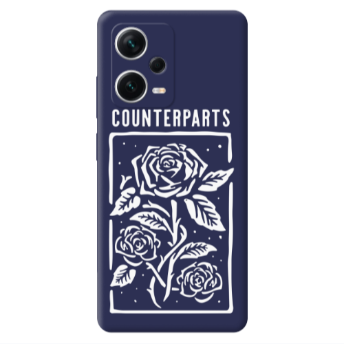 Xiaomi Poco X5 Counterparts Dark blue Colored Silicone TPU Θήκη