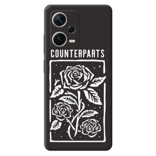 Xiaomi Poco X5 Counterparts Black Colored Silicone TPU Θήκη