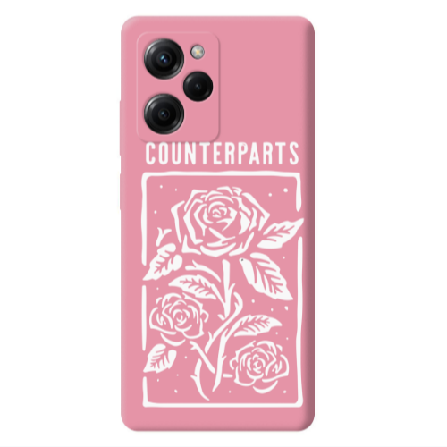 Xiaomi Poco X5 Pro Counterparts Pink Colored Silicone TPU Θήκη