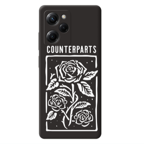 Xiaomi Poco X5 Pro Counterparts Black Colored Silicone TPU Θήκη
