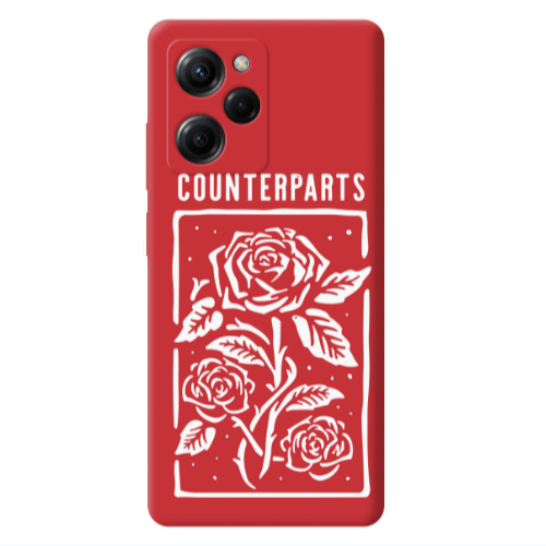 Xiaomi Poco X5 Pro Counterparts Red Colored Silicone TPU Θήκη