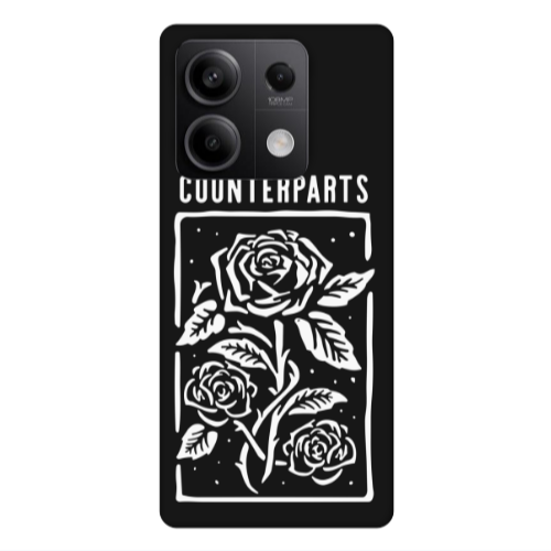 Xiaomi Redmi Note 13 5G Counterparts Black Colored Silicone TPU Θήκη