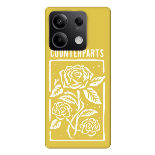Xiaomi Redmi Note 13 5G Counterparts Yellow Colored Silicone TPU Θήκη