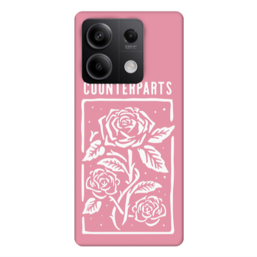 Xiaomi Redmi Note 13Pro 5G Counterparts Pink Colored Silicone TPU Θήκη