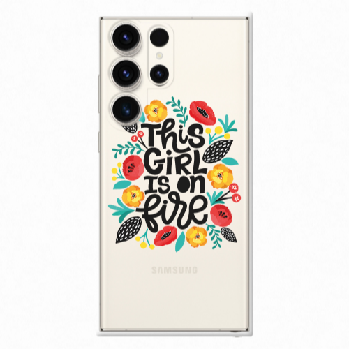 Samsung S25 Ultra This Girl Transparent Silicone TPU Θήκη