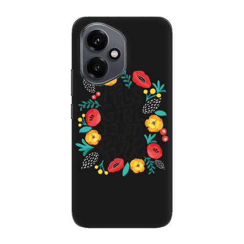 Honor Magic 400 This Girl Black Colored Silicone TPU Θήκη