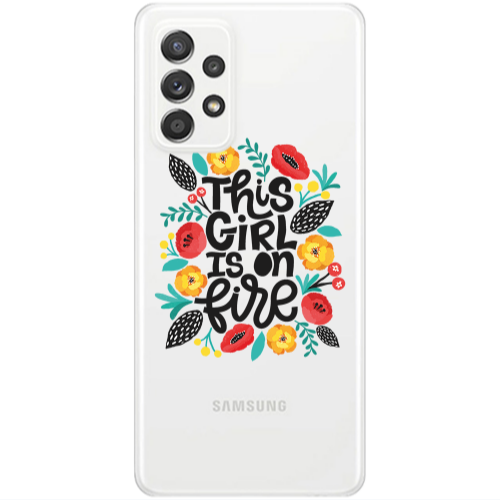 Samsung A52 This Girl Transparent Silicone TPU Θήκη