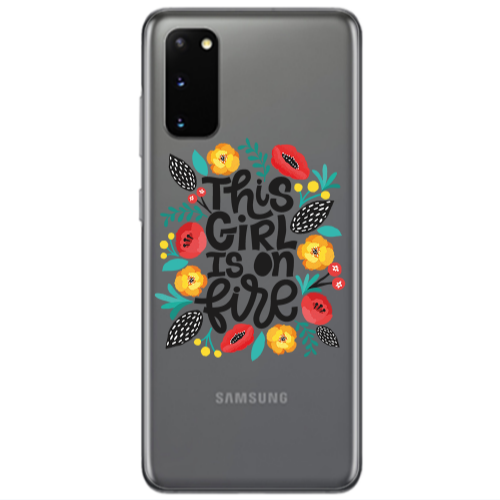 Samsung S20 This Girl Transparent Silicone TPU Θήκη