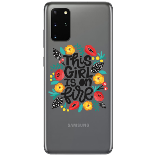 Samsung S20 Plus This Girl Transparent Silicone TPU Θήκη