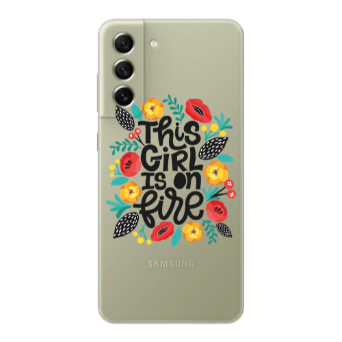 Samsung S22 This Girl Transparent Silicone TPU Θήκη