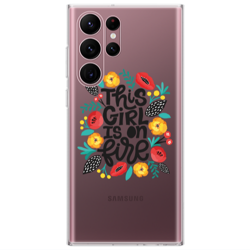 Samsung S22 Ultra This Girl Transparent Silicone TPU Θήκη