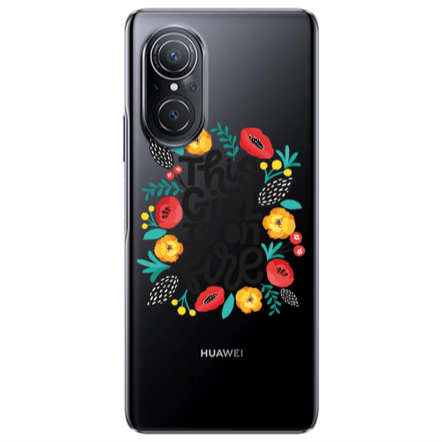 Huawei Nova 9 SE This Girl Transparent Silicone TPU Θήκη
