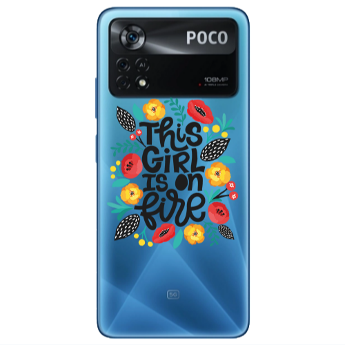 Xiaomi Poco X4 Pro This Girl Transparent Silicone TPU Θήκη