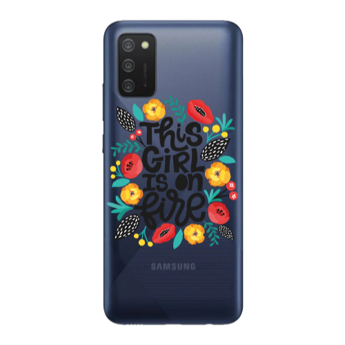 Samsung A03S This Girl Transparent Silicone TPU Θήκη