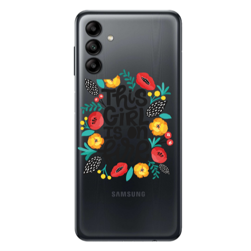 Samsung A04S This Girl Transparent Silicone TPU Θήκη