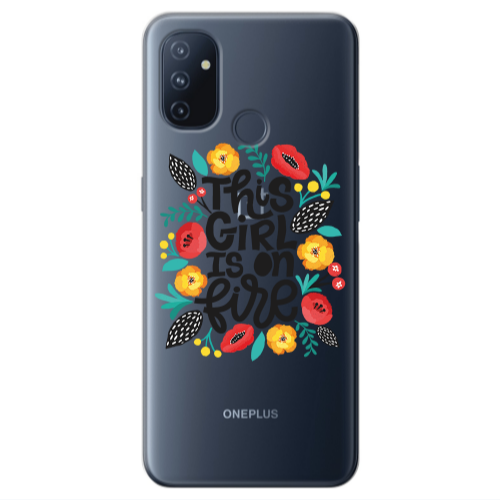 Oneplus Nord 100 This Girl Transparent Silicone TPU Θήκη