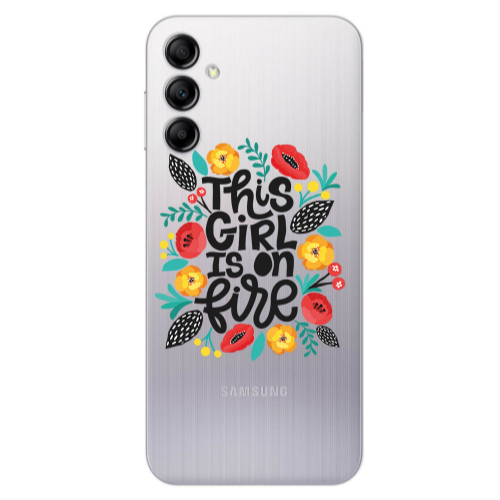 Samsung A24 This Girl Transparent Silicone TPU Θήκη
