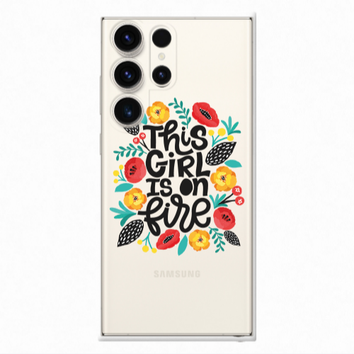 Samsung S23 Ultra This Girl Transparent Silicone TPU Θήκη