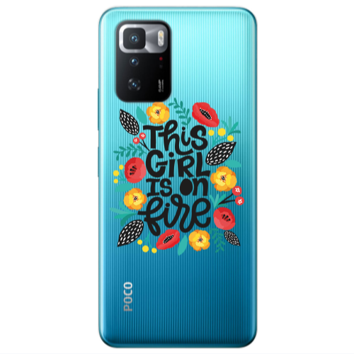 Xiaomi Poco X3 GT This Girl Transparent Silicone TPU Θήκη