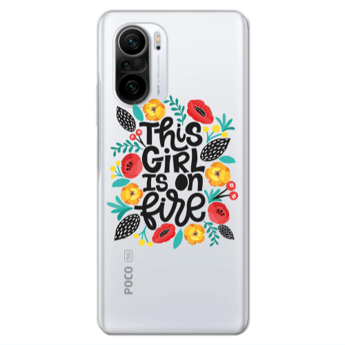 Xiaomi Poco F3 This Girl Transparent Silicone TPU Θήκη