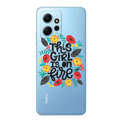 Xiaomi Redmi Note 12 4G This Girl Transparent Silicone TPU Θήκη