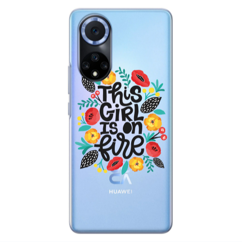 Huawei Nova 9 This Girl Transparent Silicone TPU Θήκη