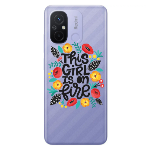 Xiaomi Redmi 12C This Girl Transparent Silicone TPU Θήκη