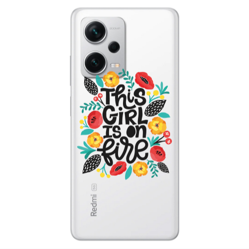 Xiaomi Redmi Note 12 5G This Girl Transparent Silicone TPU Θήκη