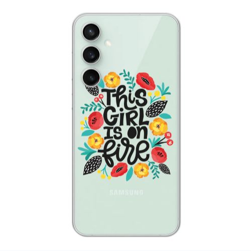 Samsung S23FE This Girl Transparent Silicone TPU Θήκη
