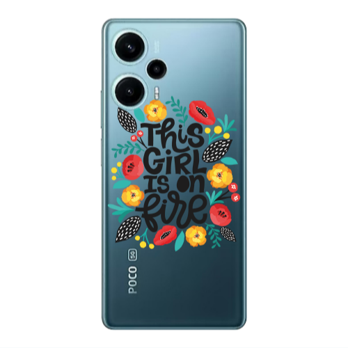 Xiaomi Poco F5 This Girl Transparent Silicone TPU Θήκη